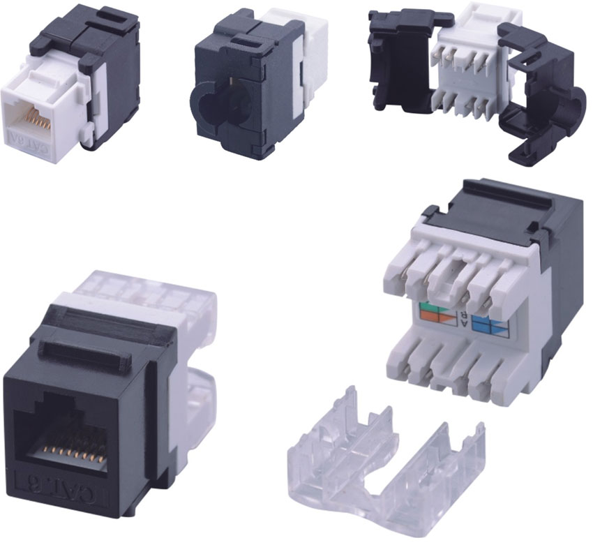 CAT5E Keystone Jack RJ45 Cat6 Keystone Jack