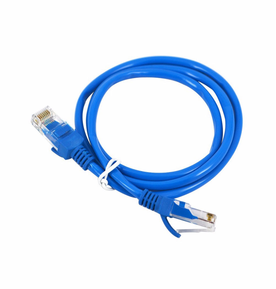 Blue RJ45 Ethernet Cable Internet LAN Cat5 CAT5e