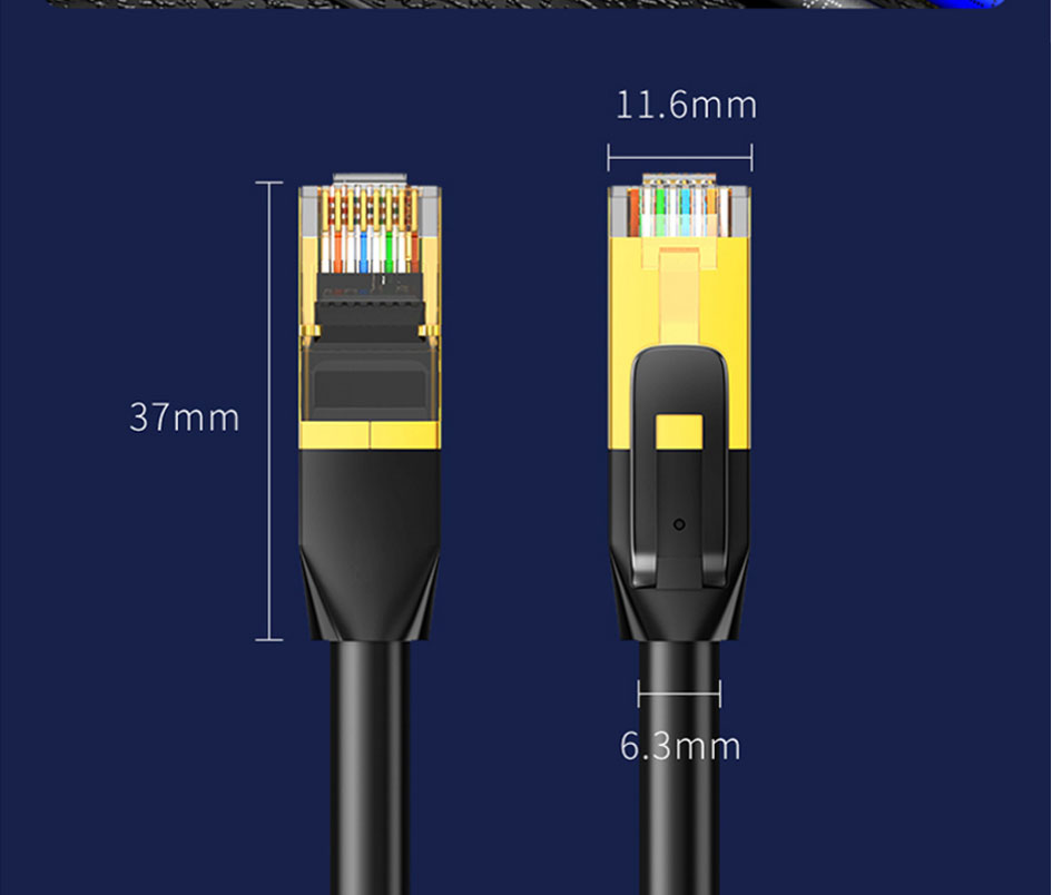 Cat7 Ethernet Cable Patch SFTP Lan for RJ45