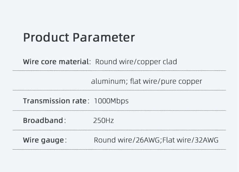 Ethernet Cable CAT6 1000Mbps