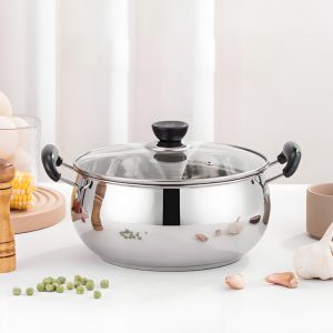 24cm Non-Magnetic Stainless Steel Soup Pot