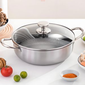 Thickened Honeycomb Stainless Steel Soup Pot Manufacturer
