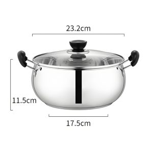 Household Stainless Steel Stew Pot
