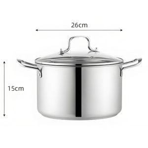 Induction, gas and all stoves compatible, easy to clean.