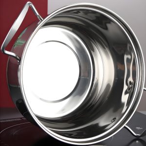 Wholesale Double Handle Stainless Steel Soup Pot