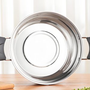 Double Handle Thickened Stainless Steel Stock Pot