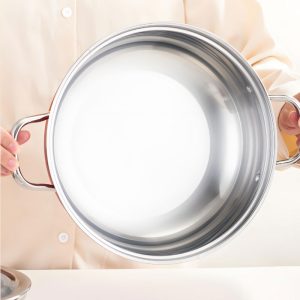 Red Stainless Steel Cookware Set for Home & Gifting