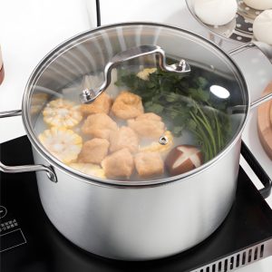 European Style Stainless Steel Stock Pot Manufacturer