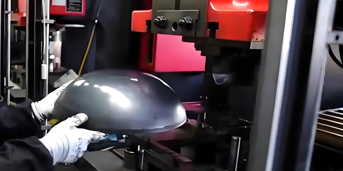 Riveting the Wok Base
