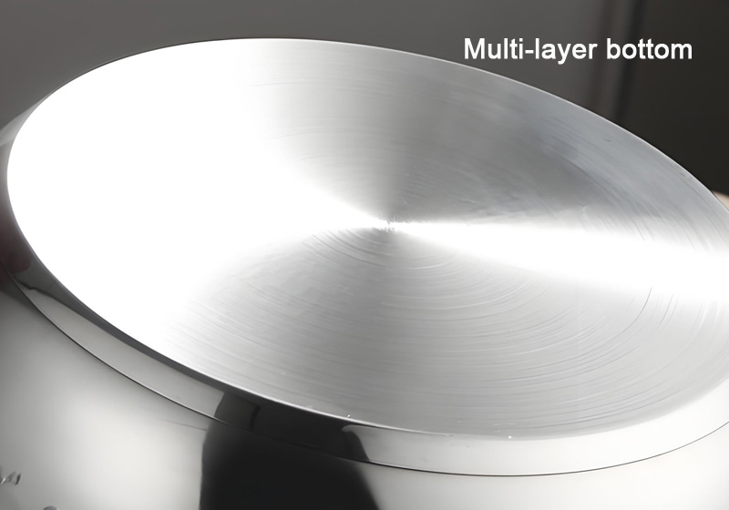 Multi-layer bottom Stainless steel soup pot