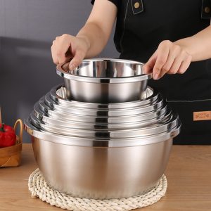 Stackable Stainless Steel Bowl Set