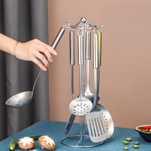 Wok Spatula and Soup Ladle Set