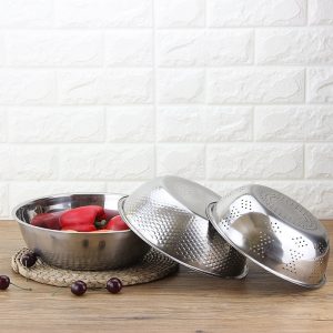 Durable Metal Bowl Set