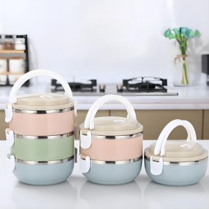 Macaron Round Bento Box