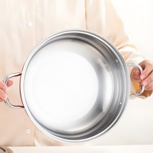 Thickened Stainless Steel 3 In 1 Hot Pot Rice Basin Cookware