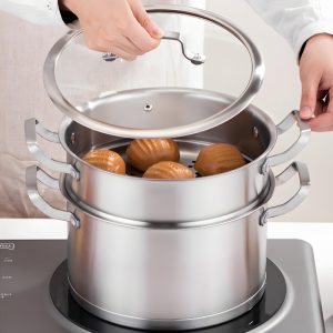 2 Tier Multi‑use Steam Pot
