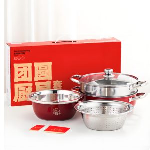Multi Functional Stainless Steel Hot Pot Steamer Cookware Set