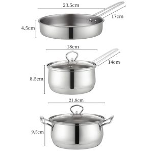 Kitchen 3 Piece Cookware Set